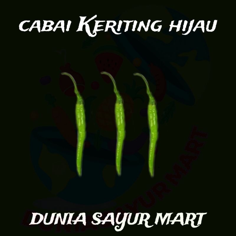 

cabai keriting hijau