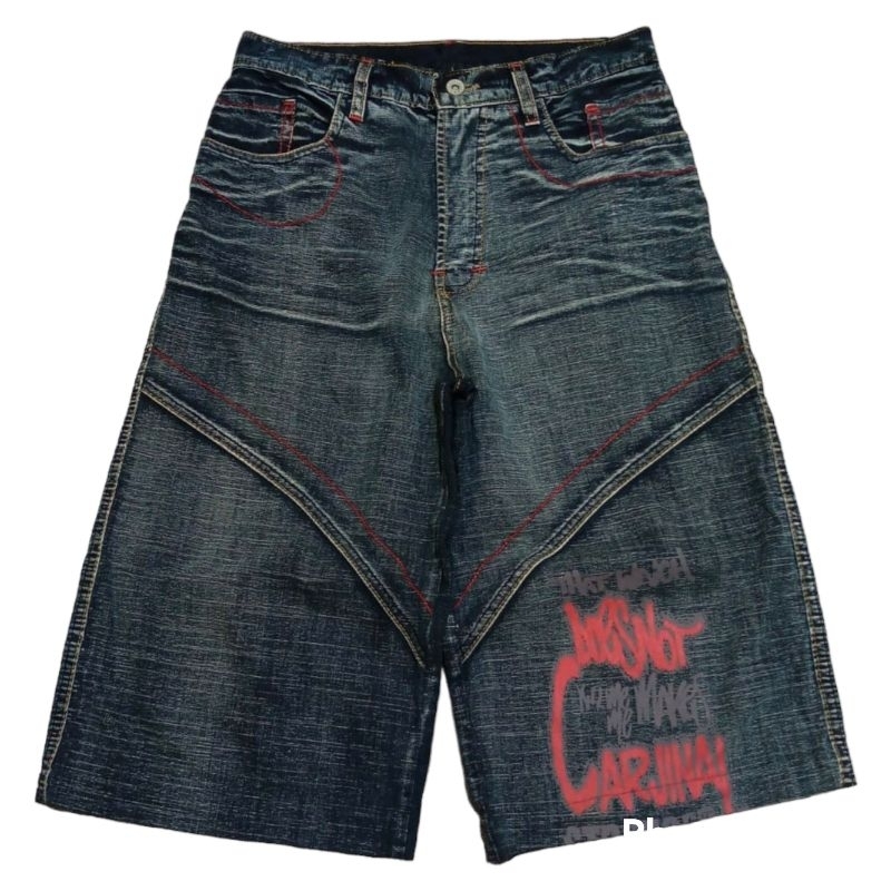 JORTS PANTS Y2K BIG POCKET CARJINAL