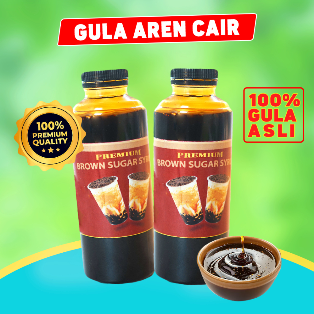 

GULA AREN CAIR PREMIUM / BROWN SUGAR SYRUP / PREMIUM BOBA BROWN SUGAR CAIR / GULA AREN CAIR
