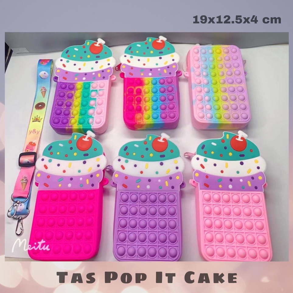 Dijual Tas Pop It selempang Muat handphone  tas Hp Pop it Lucu tas pop it selempang tas hp