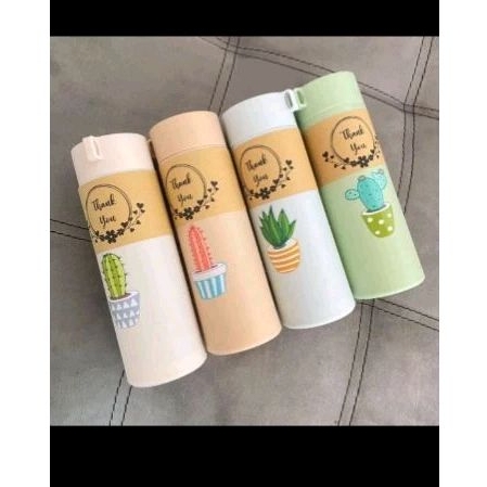 Souvenir sablon tumbler kaktus