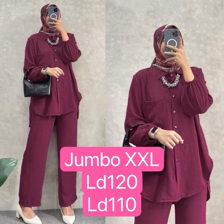 Mau Amanda One Set Premium  setelan Amanda  one set amanda jumbo  Amanda one set jumbo  One set aman