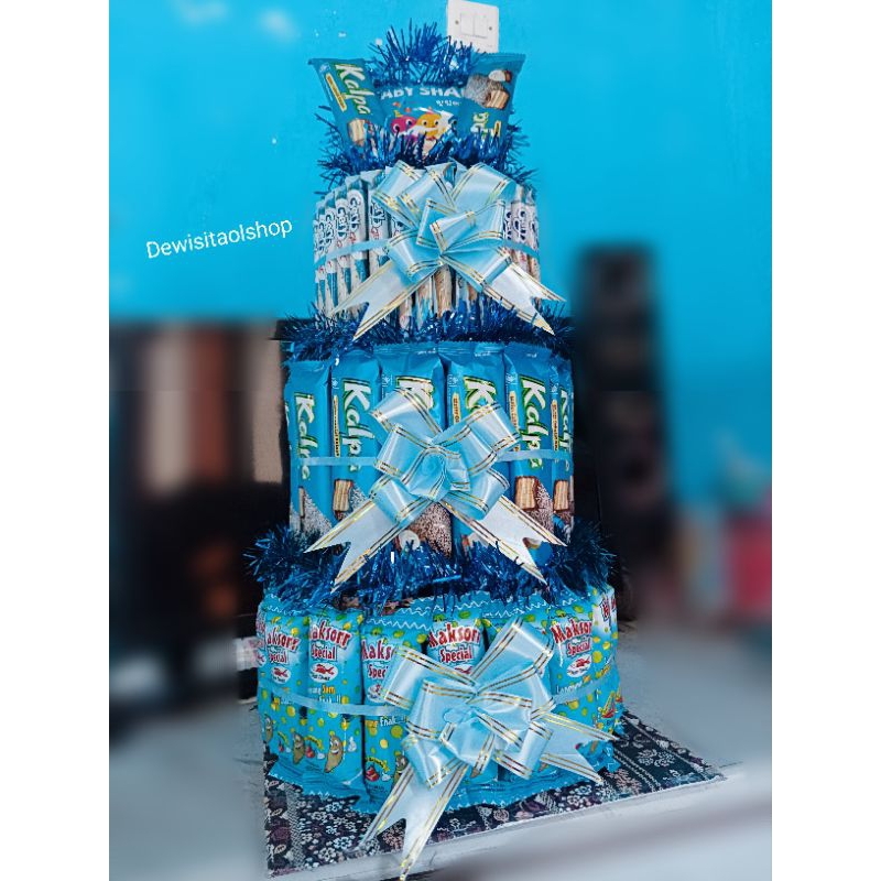 

promo kue snack ulang tahun bertingkat tower 3 termurah