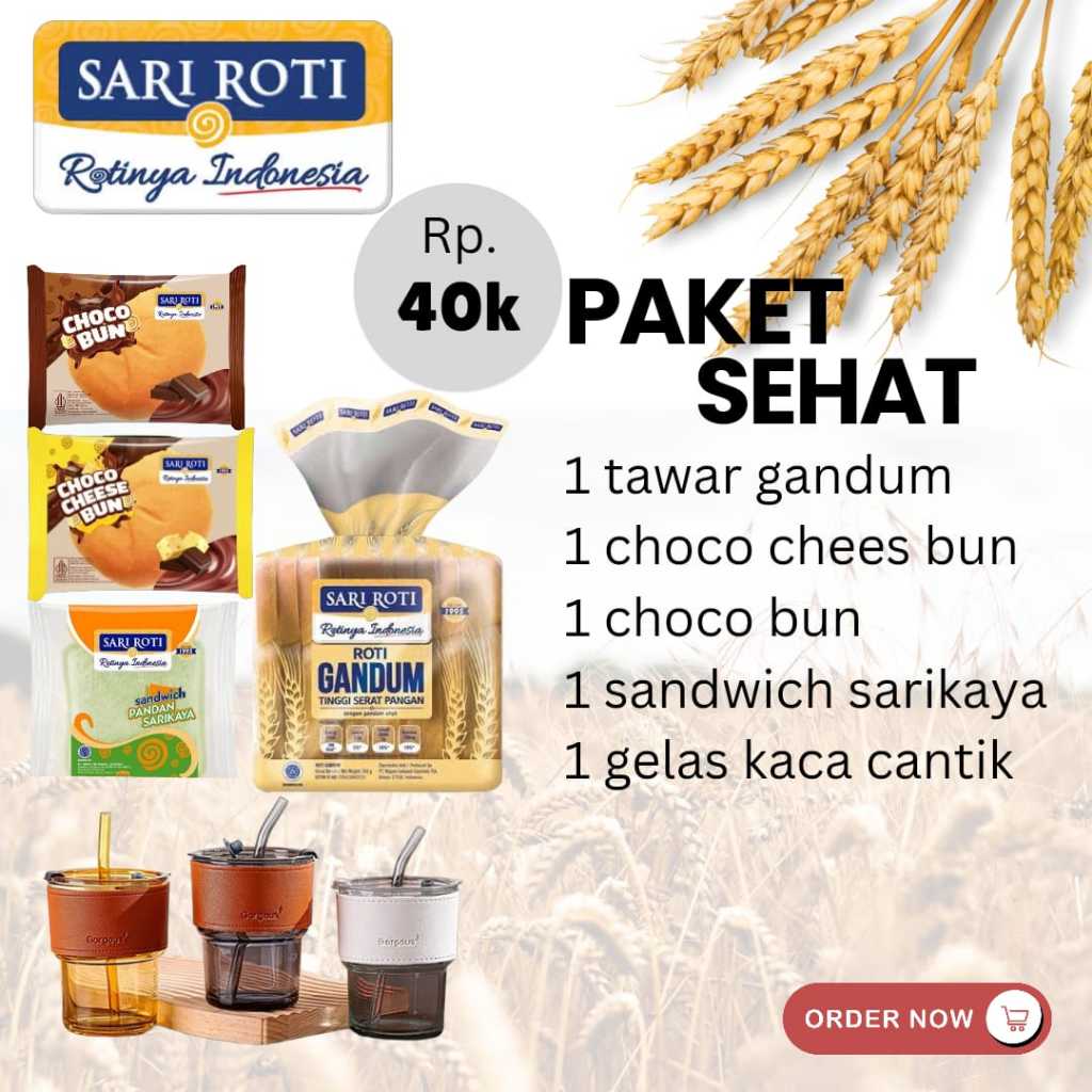 

SARI ROTI PAKET SEHAT