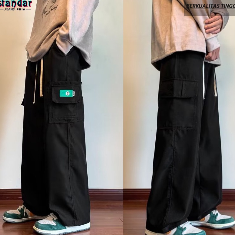 Murmer Celana cargo panjang celana cargo panjang pria oversize Celana panjang pria cargo pria Celana