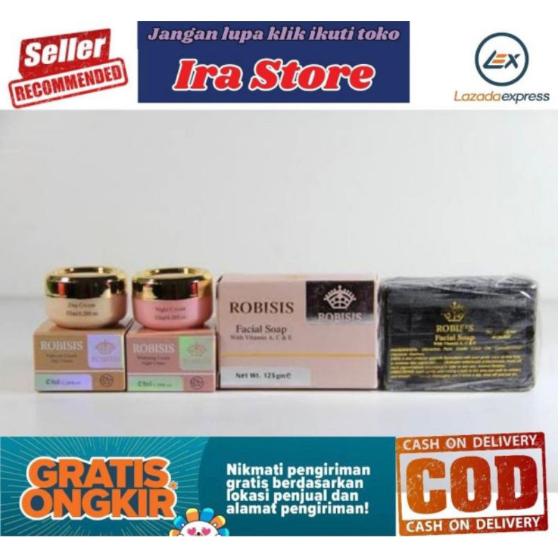 Paket Robisis 3 in 1 Siang, Malam dan Sabun wajah