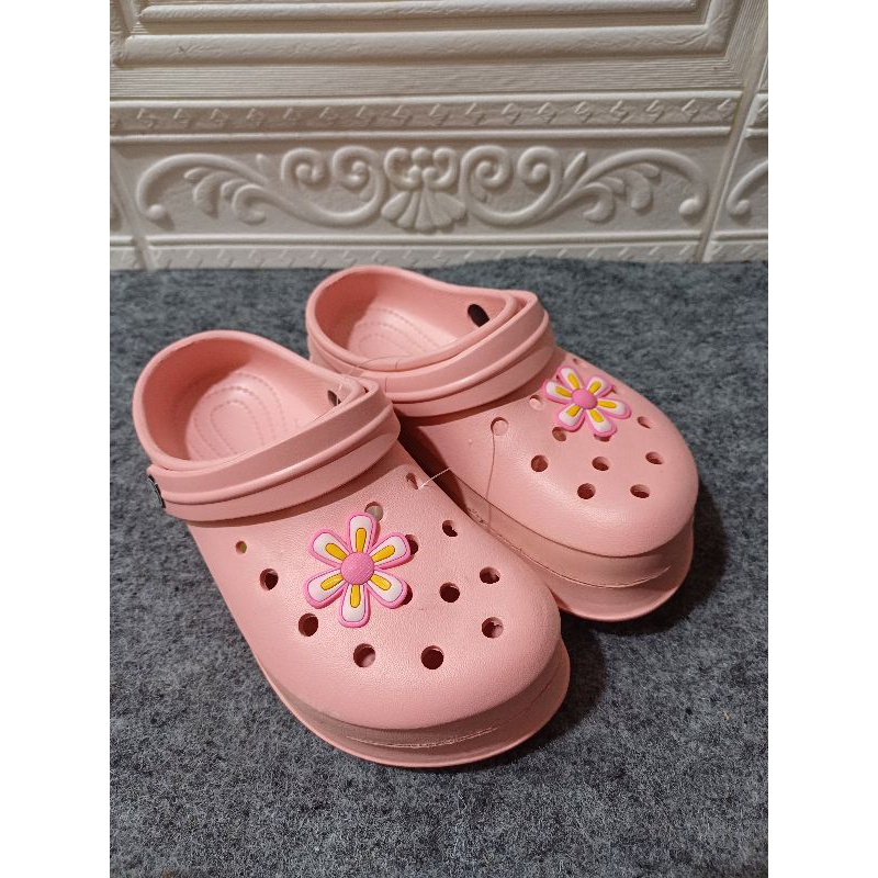 Sandal Baim Crocs EVA Sendal Baim Anak Perempuam