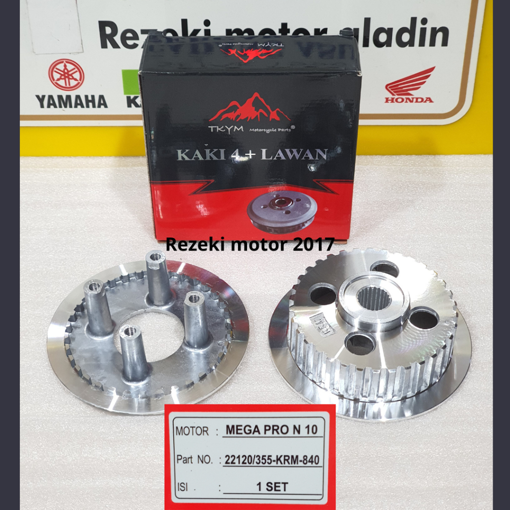 RUMAH KAMPAS KOPLING KAKI 4 LAWAN KAKI 4 HONDA VERSA MEGAPRO MONO ASLI MEREK TAKAYAMA S01