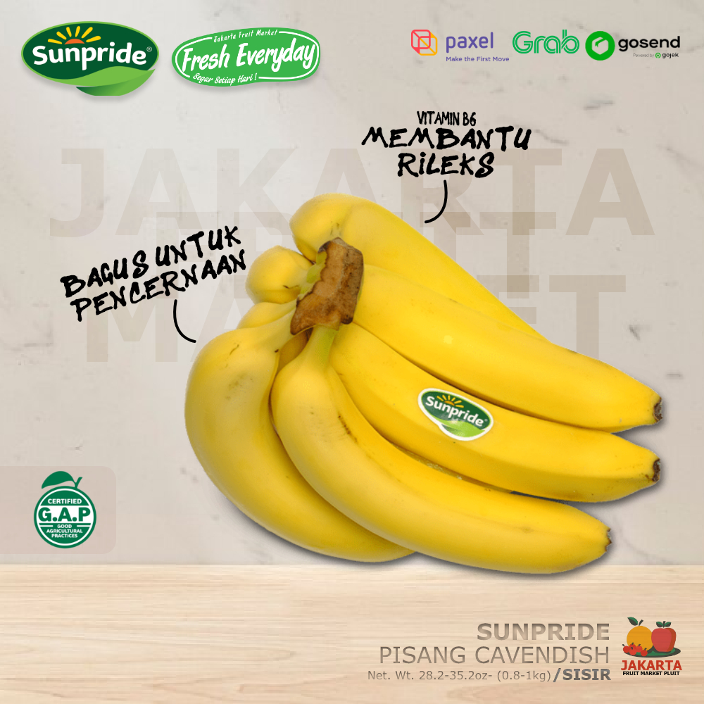 

BUAH PISANG CAVENDISH BANANA SUNPRIDE