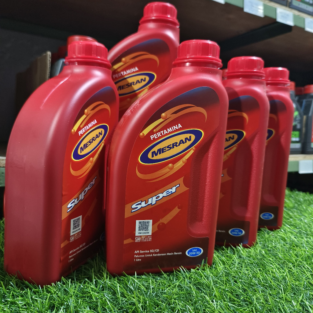 OLI MESRAN SUPER 20W50 1 LITER ( 100% ORIGINAL )
