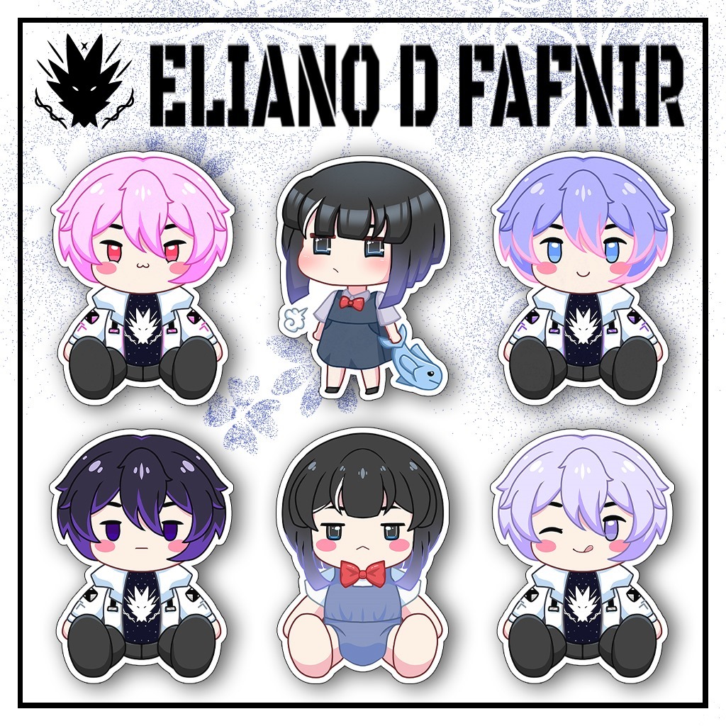 

Sticker Anime VTuber ID Eliano D Fafni Stiker Aksesoris Serbaguna - (Eliano D Fafnir Merchandise)