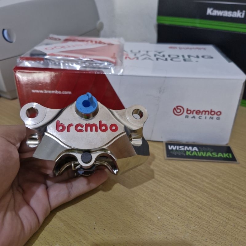 Kaliper Brembo 2 Piston P2 Nickel Billet CNC Original Italy