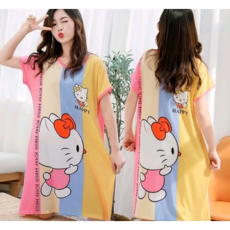 PAKAIAN.TIDUR.WANITA.DASTER.REMAJA.DEWASA.MOTIF.LUCU.KOREA