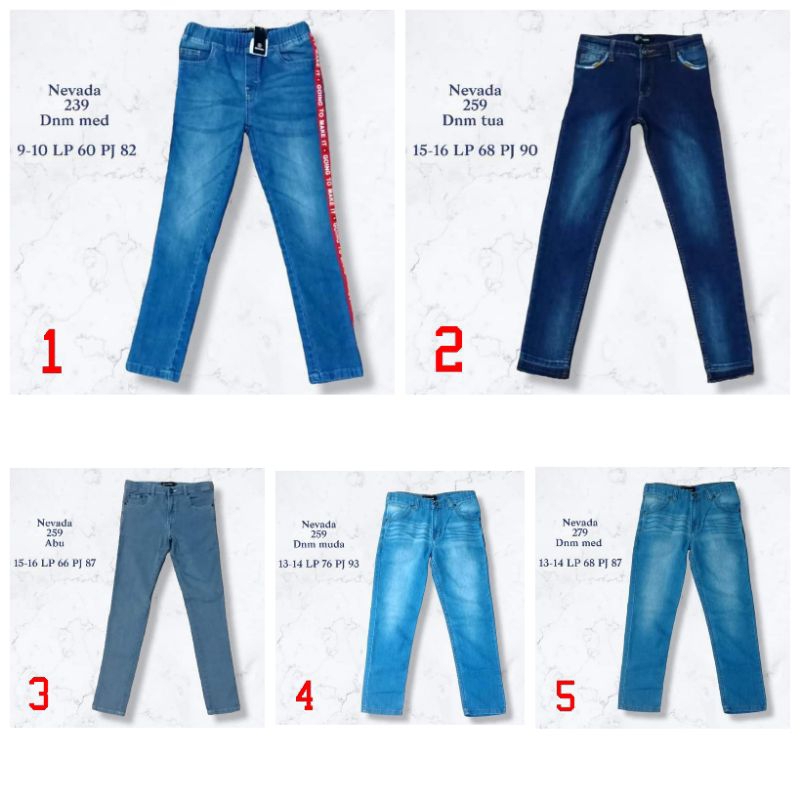 CELANA JEANS ANAK CEWEK NEVADA MURAH BISA BAYAR DI TEMPAT
