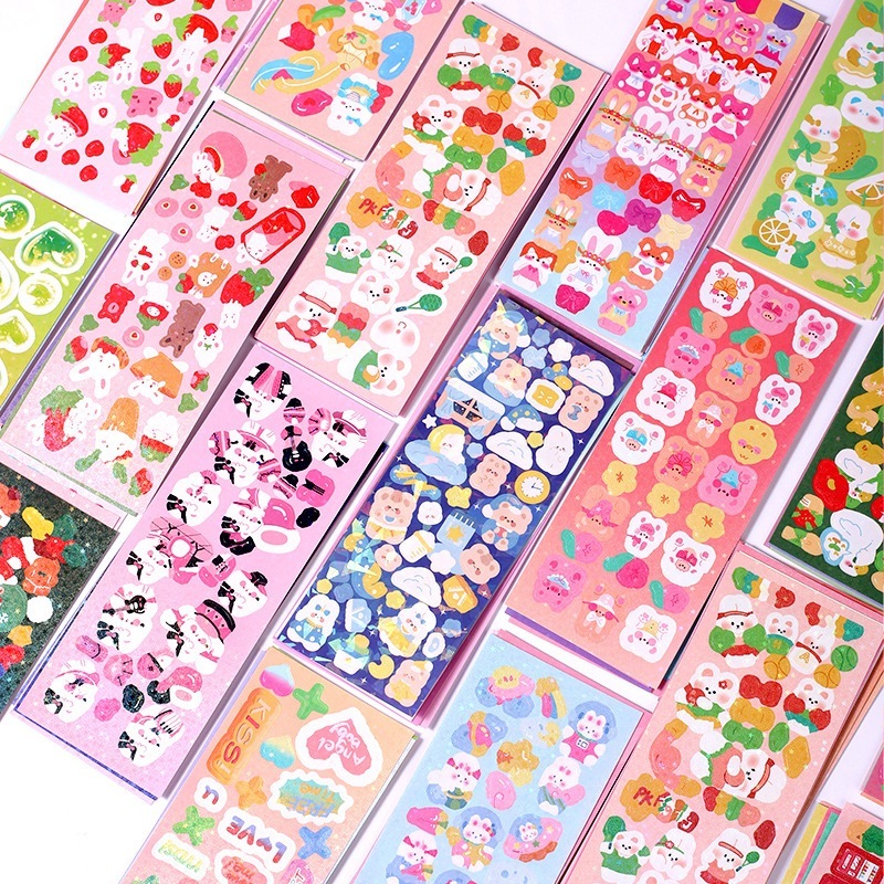 STICKER HOLO DIY CUTE FOR JOURNAL PHONE CASE AND FRAME PHOTOCARD