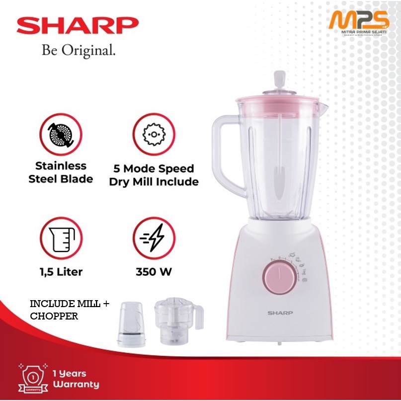 Blender Sharp EM-152P-PK - 1,5 Liter