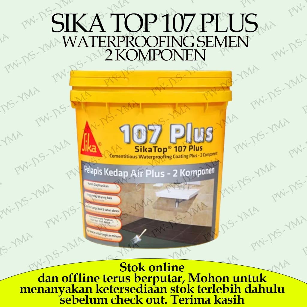 SIKA 107 PLUS / WATERPROOFING DAK BETON / CAT PELAPIS DAK BETON