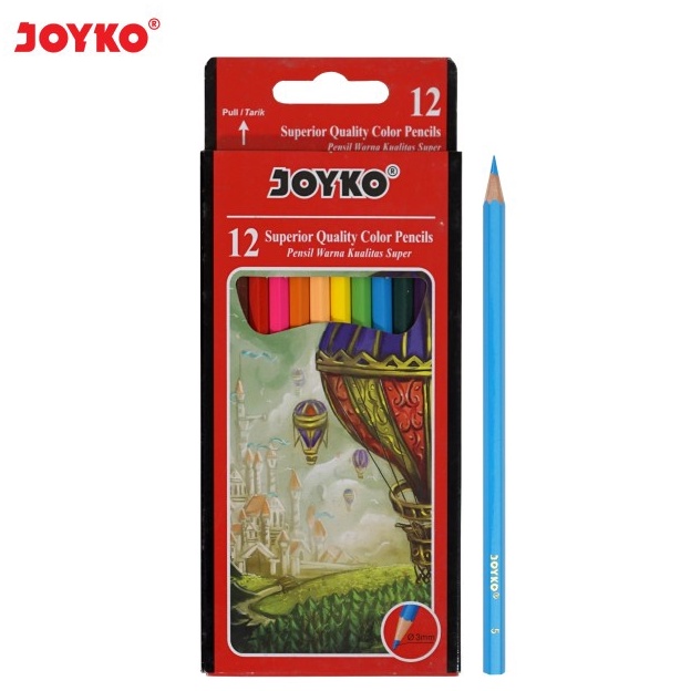 

KODE S9N6 Pensil Warna Joyko 12w CP1