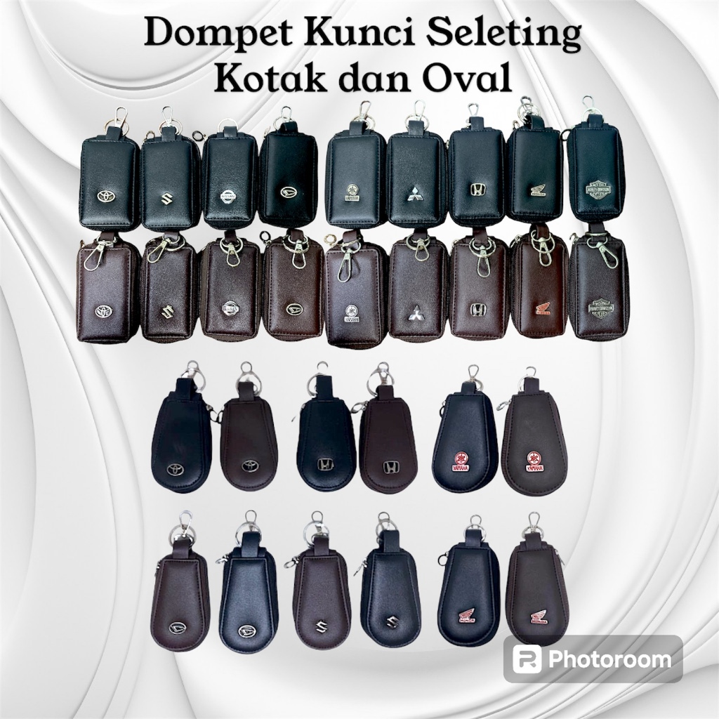 Dompet Gatungan Kunci Mobil dan Motor Tipe Terbaru Model Seleting Keliling
