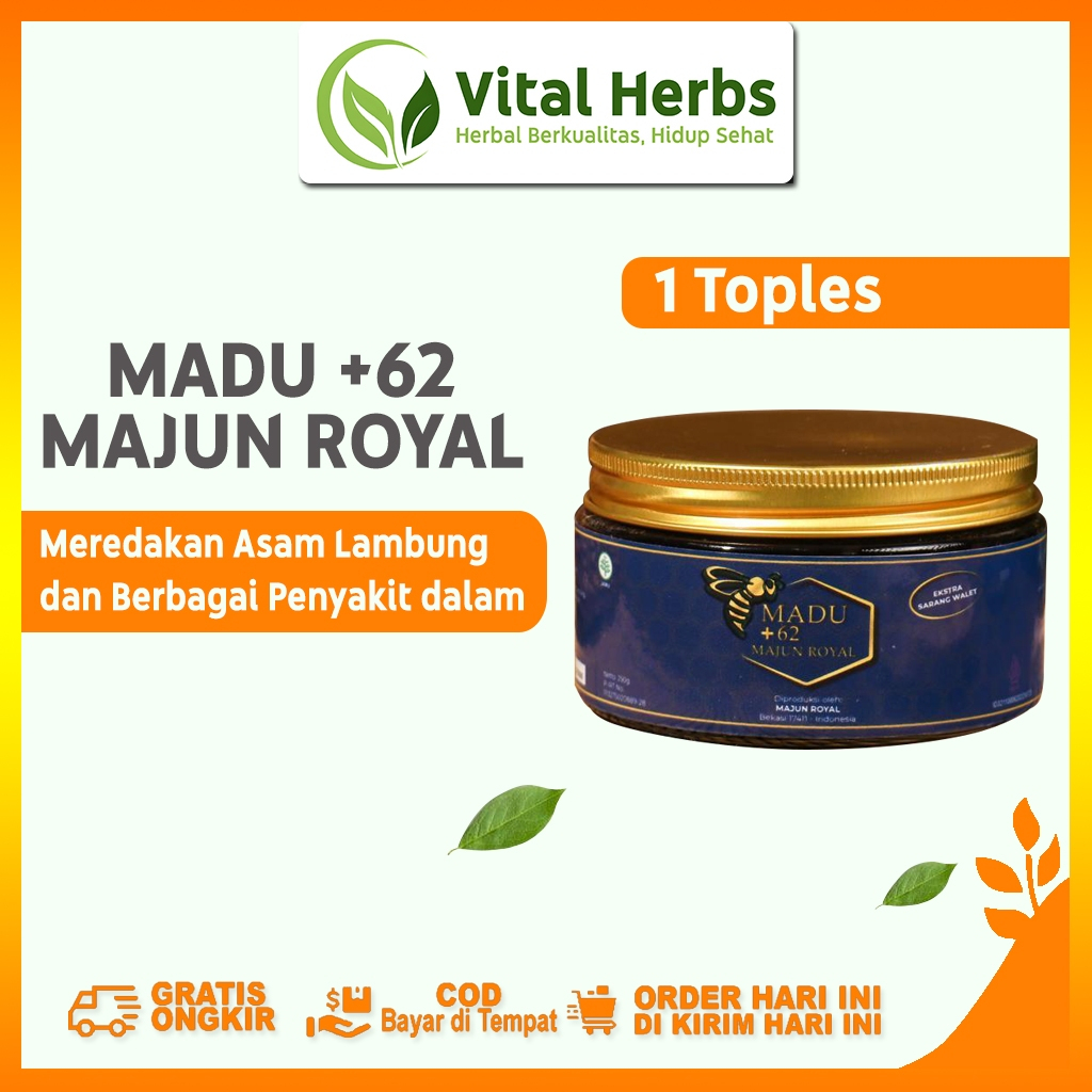 

Vital Herbs - Madu +62 Majun Royal Ekstrak Sarang Wallet 250 Gram