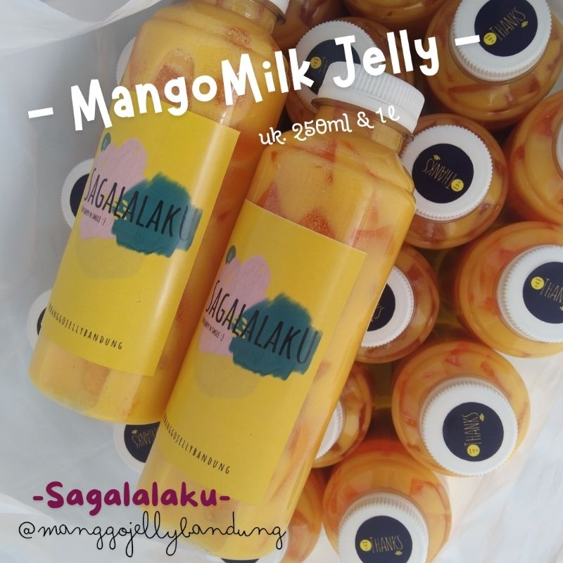 

minuman mangga/manggo milk jelly/minuman/minuman seger /mangga /buah mangga / jelly/jelly mangga/buah mangga /buah manga /mango