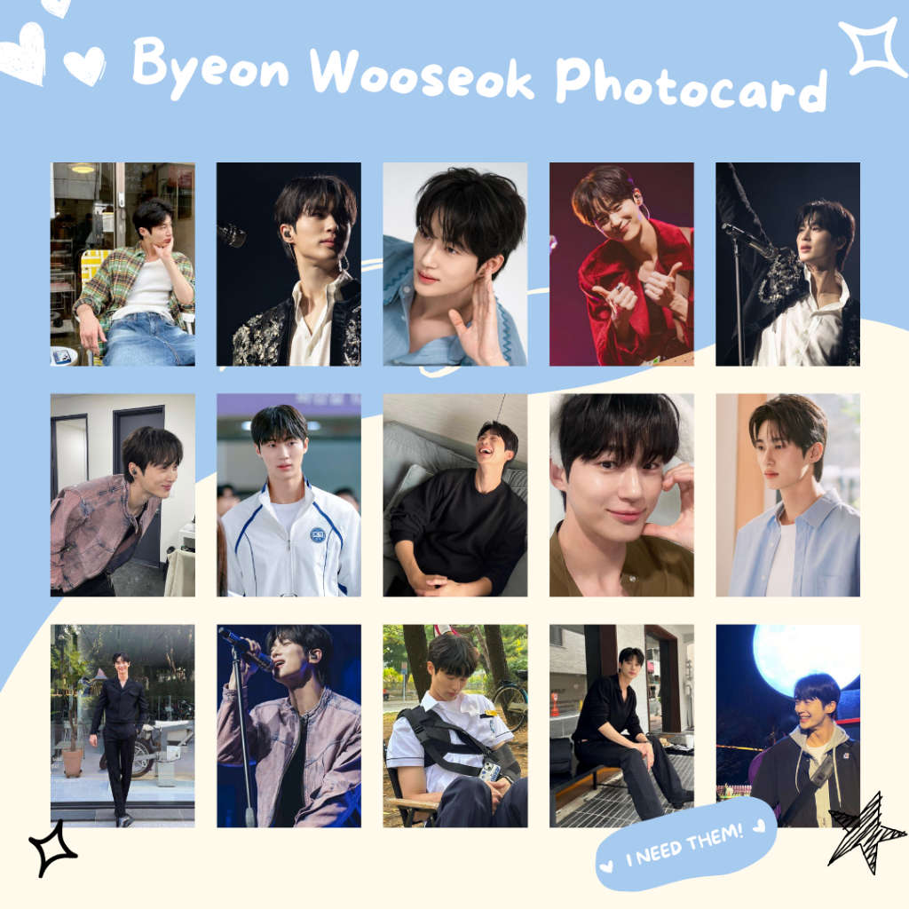 READY Photocard Byeon Wooseok Ryu Sunjae Lovely Runner 1 Set isi 25 pcs