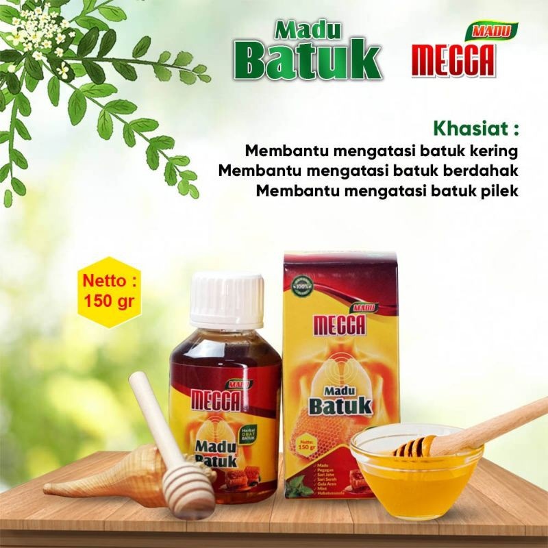 

Madu Mecca Madu Batuk / Radang Tenggorokan / Batuk Pilek 150 gram