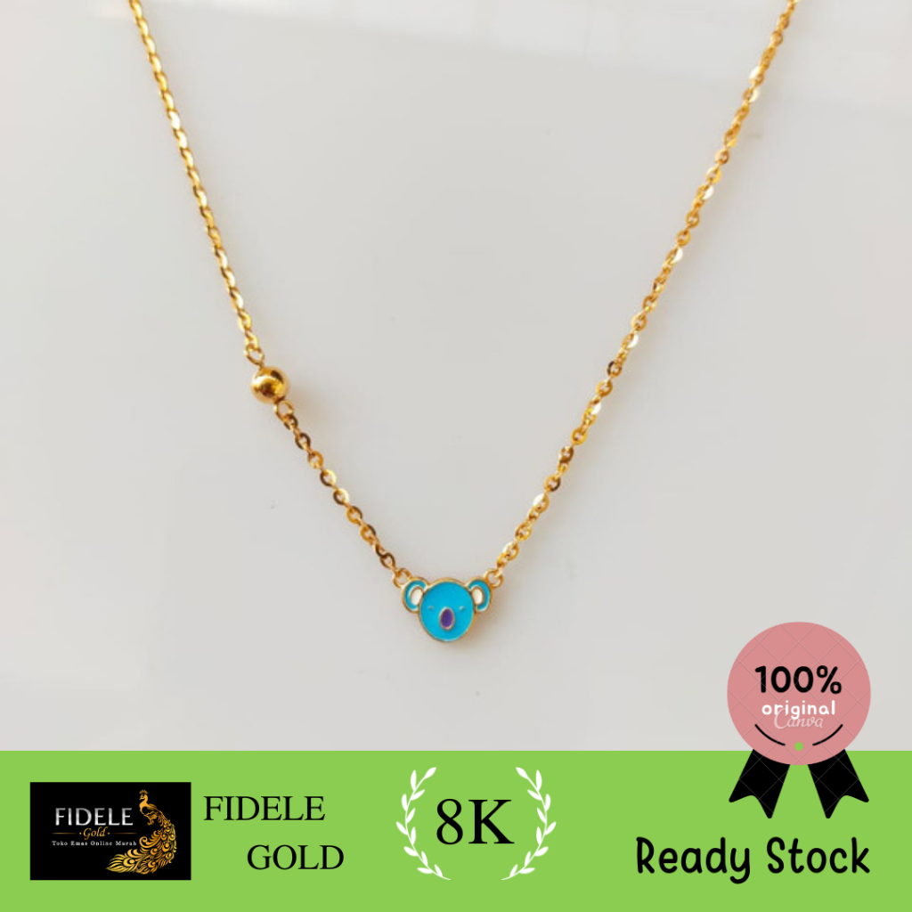 Kalung Anak BT21 emas asli kalung korea BTS Army