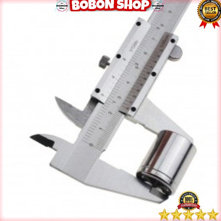 

KODE Q52E Jangka Sorong Stainless Steel Vernier Caliper Gauge Micrometer 15CM JIGRE15 Silver