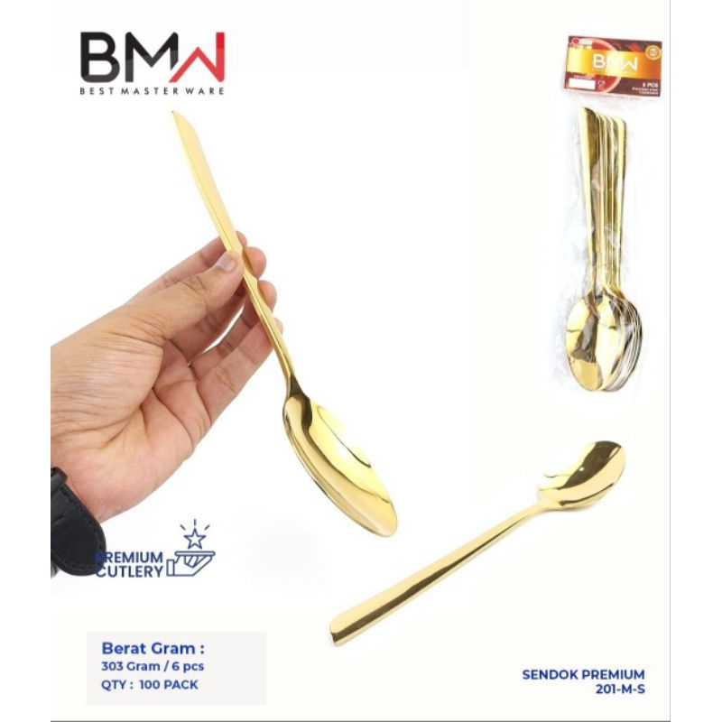 ( 6 PCS ) SENDOK GARPU EMAS POLOS PREMIUM 50GR/SENDOK GARPU EMAS SET/SENDOK GARPU EMAS