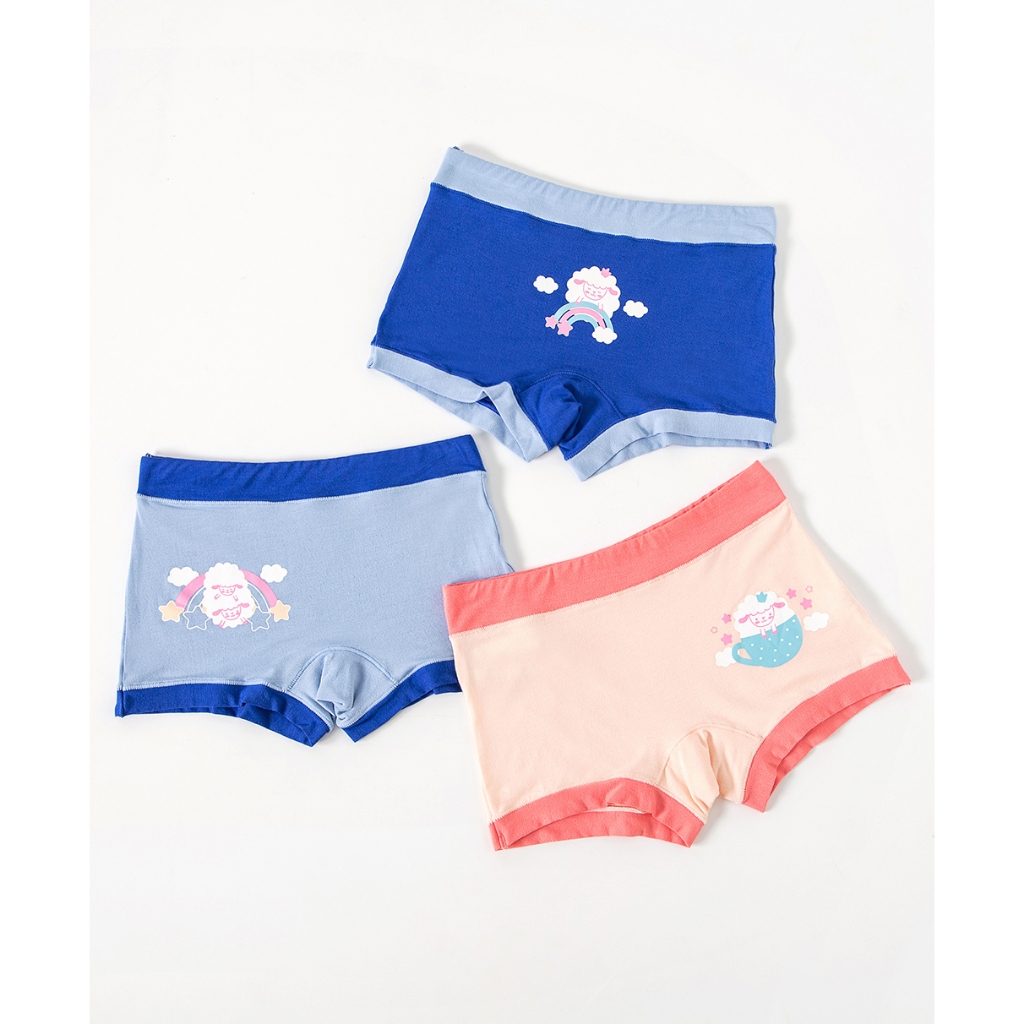 Young Curves Panty Sky Sheep Modal, Boxshort C24-100171