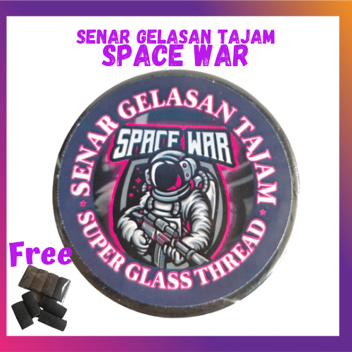 Benang Senar Gelasan Layangan Tajam Spacewar