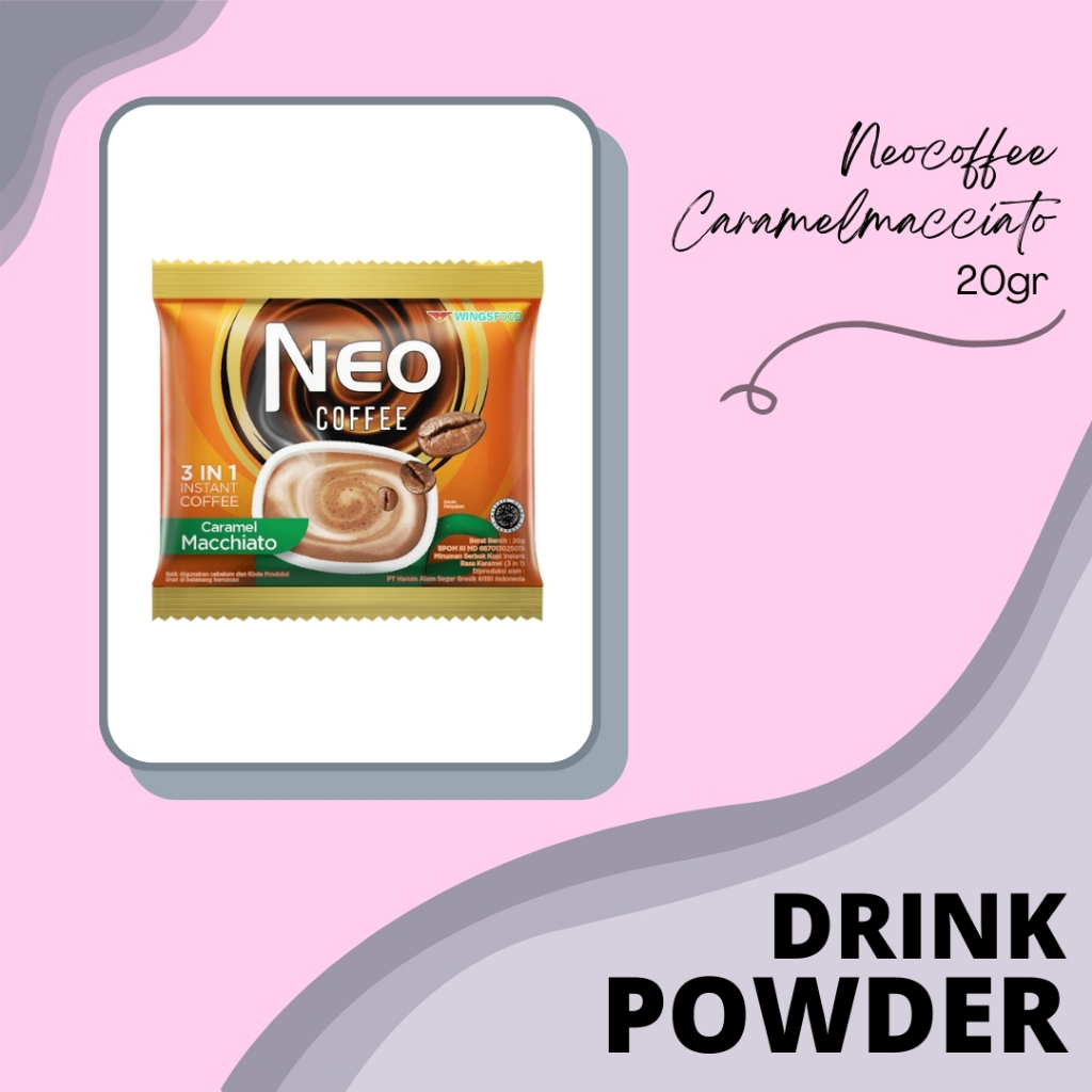 

DRINK POWDER | BUBUK MINUMAN | SERBUK MINUMAN | NEOCOFFEE KOPI BUBUK INSTAN | NEOCOFFEE 20GR