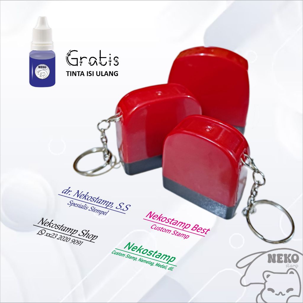 

Stempel Nama Dokter Perawat Besar