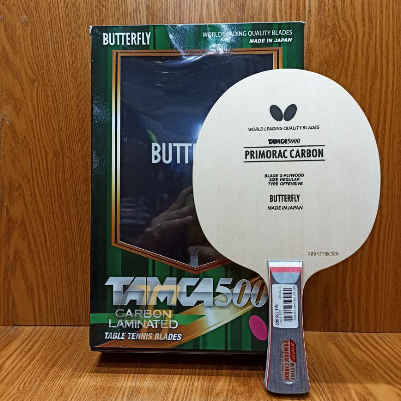 Butterfly Primorac Carbon Kayu Pingpong (100% ORIGINAL)
