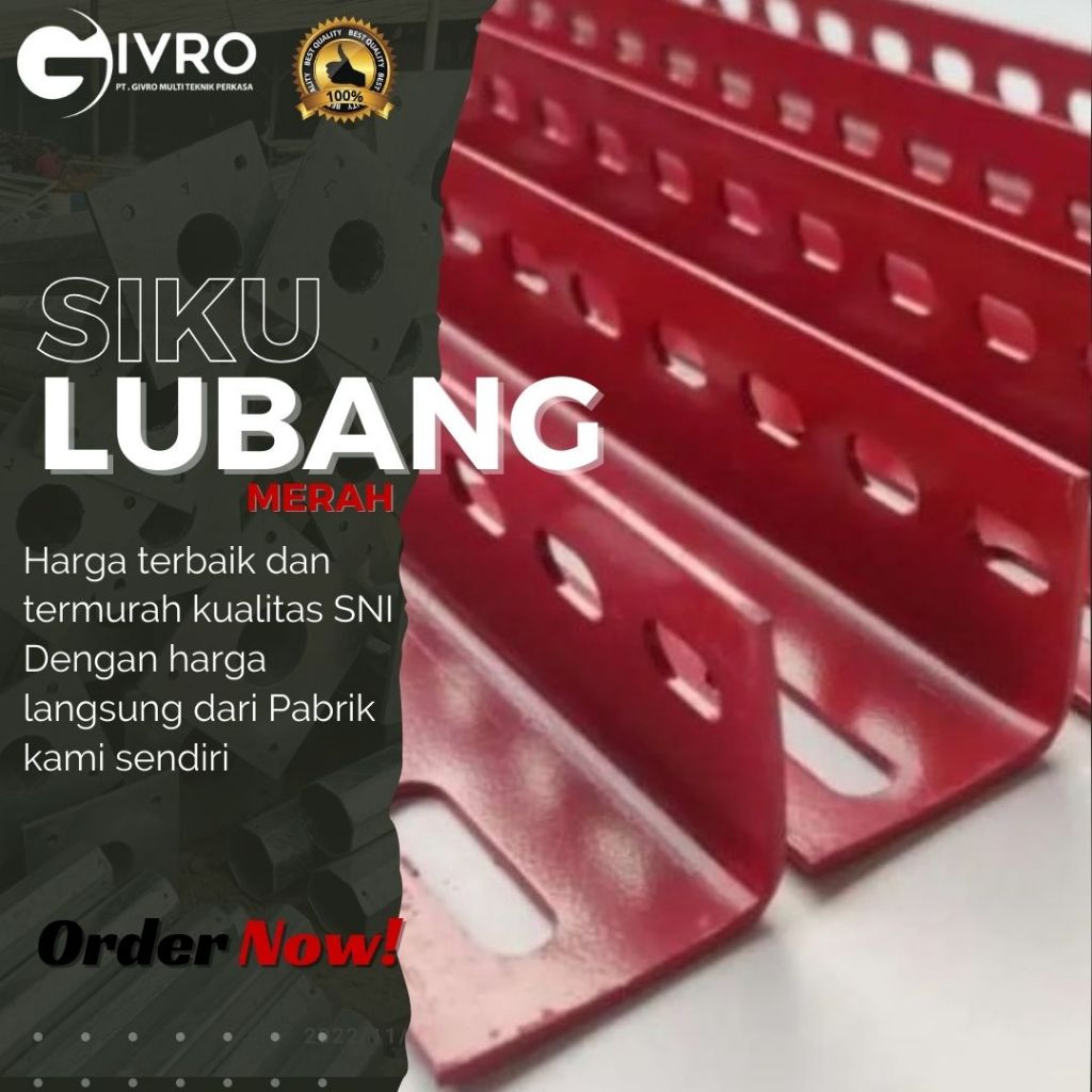 SIKU LUBANG WARNA/ SIKU LUBANG MERAH / SIKU LUBANG PUTIH / SIKU LUBANG GREY / SIKU LUBANG HAMMERTONE