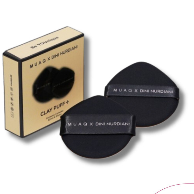 MUAQ X DINI NURDIANI CLAY PUFF  | muaq clay puff