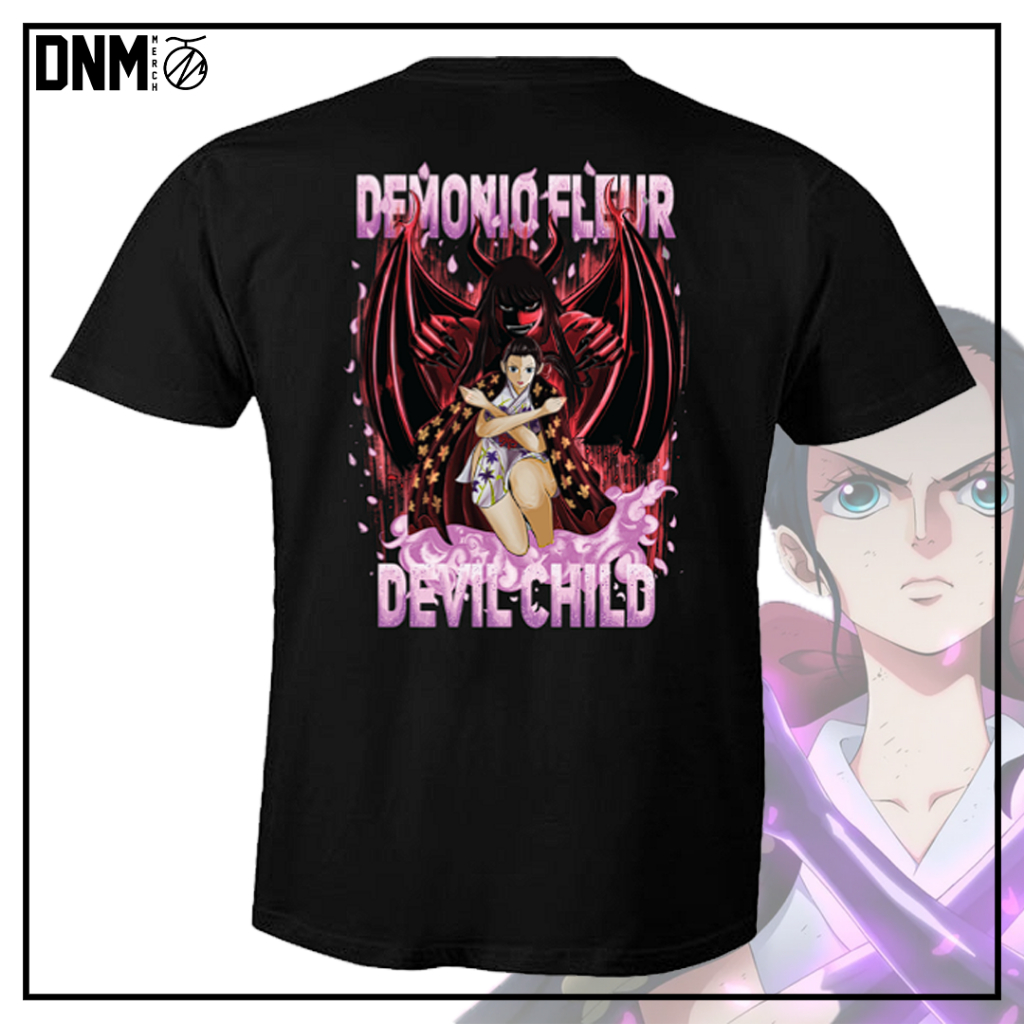 Kaos Anime One Piece Nico Robin Demonio Fleur | DNM - Original Devil No Mi