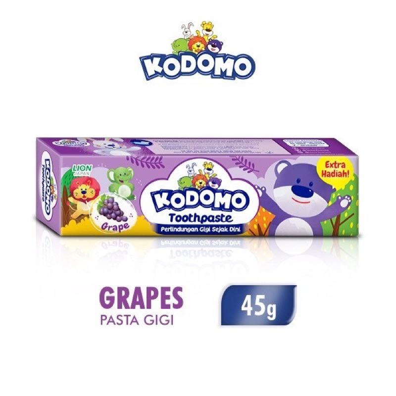 KODOMO PASTA GIGI GEL GRATIS MAINAN ANAK