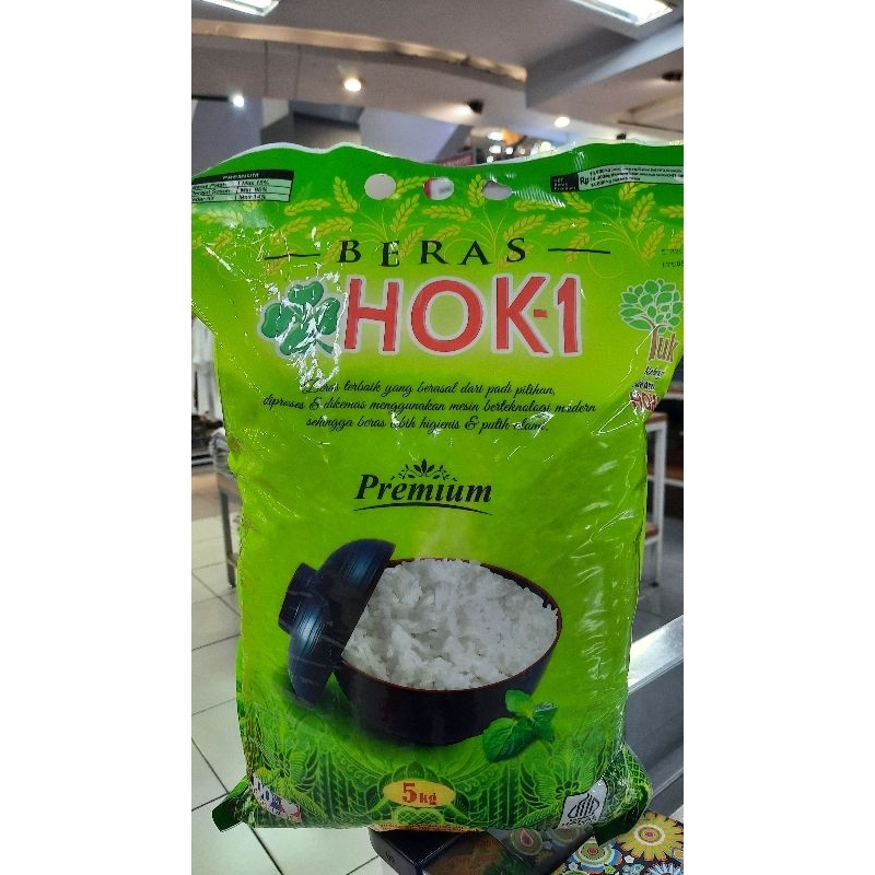 

BERAS HOK-1 PREMIUM 5KG MERK HOKI