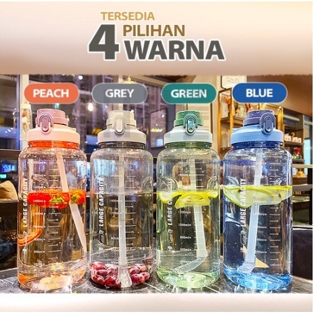BOTOL MINUM / TEMPAT MINUM JUMBO 2400 ml BOTOL MINUM SPORT JUMBO