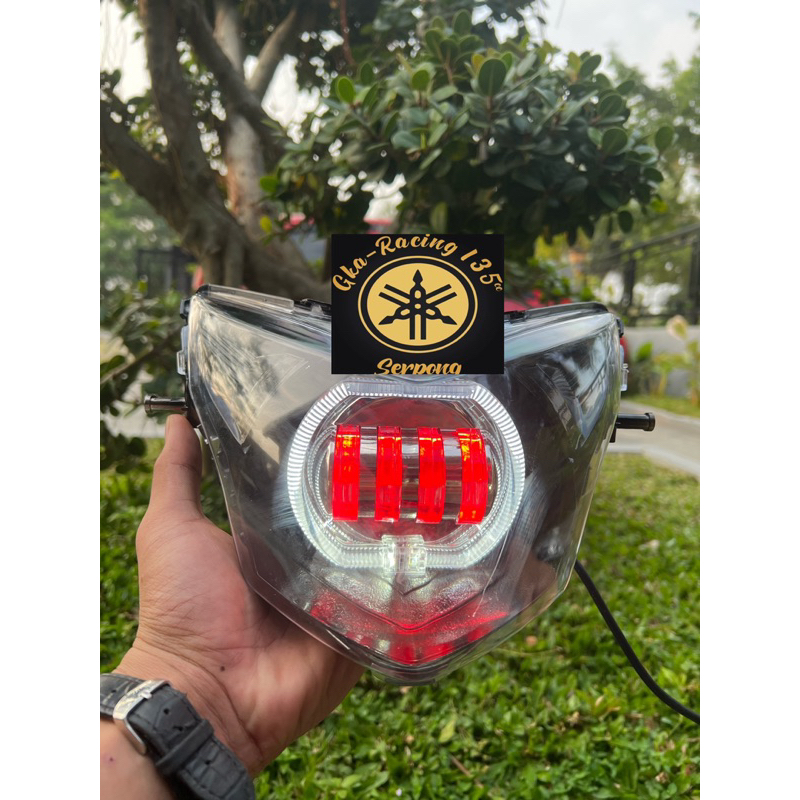 REFLEKTOR LAMPU DEPAN BILED JUPITER MX NEW 135 BILED PROJIE LED