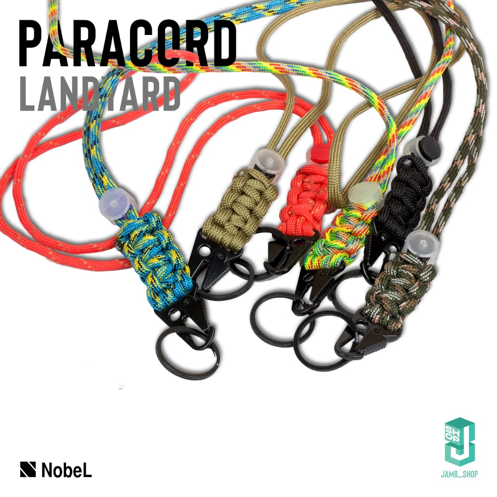 

Tali Landyard Paracord|Gantungan ID|NobeL Outdoor|Snap Hook Landyard|Adjustable