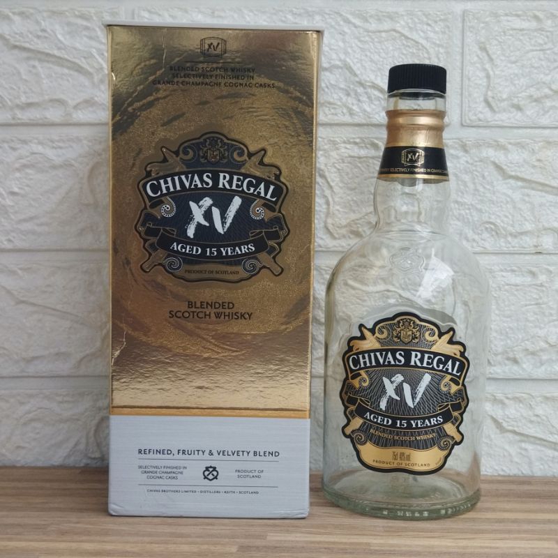 Botol bekas Chivas Regal 15 Years Old 750ml