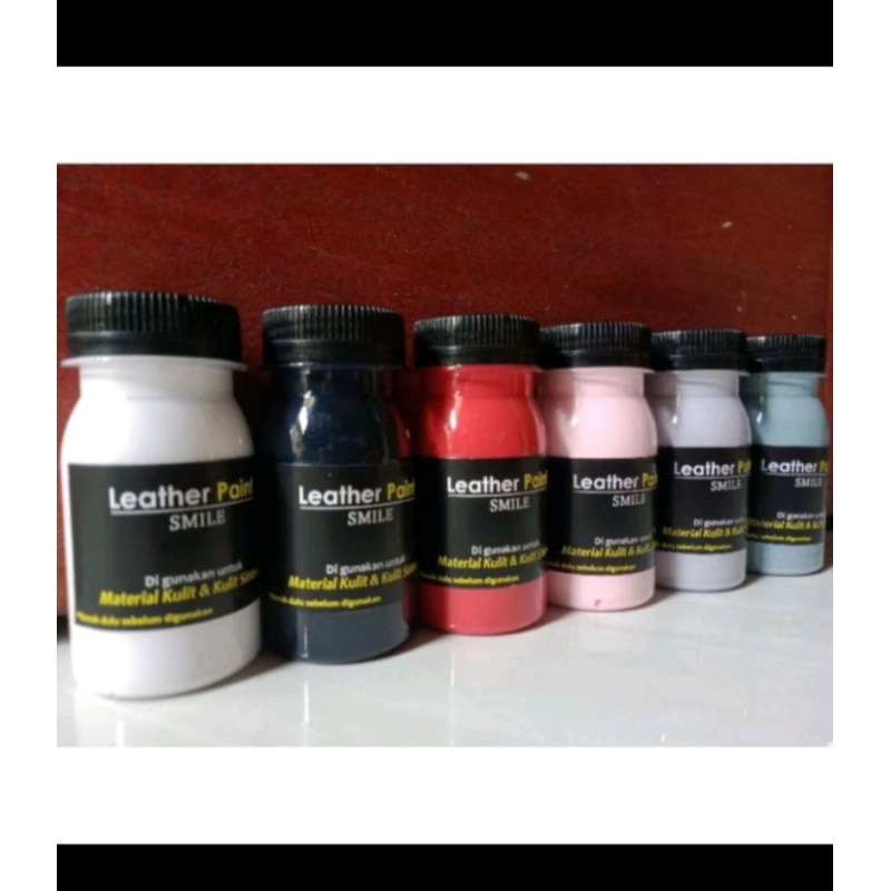 Leather paint cat sepatu kulit / cat kulit sintetis/ cat tas / cat soale sepatu
