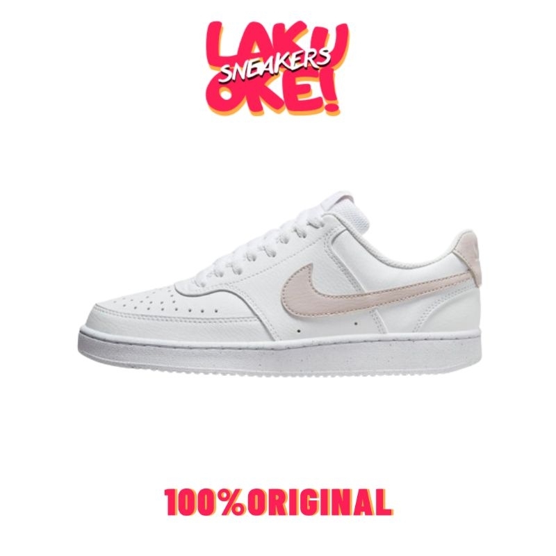 SEPATU NIKE EBERNON LOW PRM BEIGE SAIL ORIGINAL