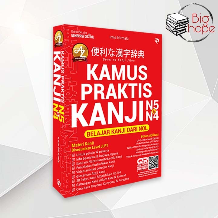 Buku Kamus Kanji - Kamus Praktis Kanji N5-N4