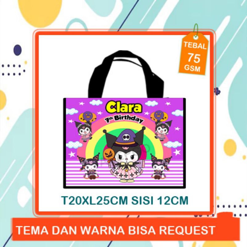 

tas ultah anak kuromi / tas ulang tahun sanrio / tas ultah my melody