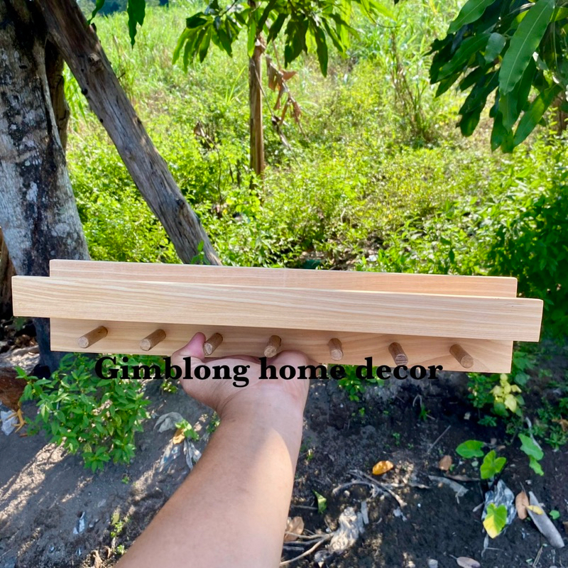 KAPSTOK KAYU NATURAL ESTETIK | GANTUNGAN KUNCI KAYU UNIK