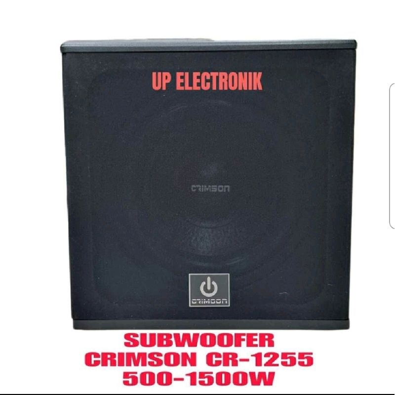 Subwoofer Aktif Crimson 12 inch CR1255 500W Original Suara Empuk